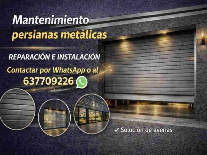 mantenimiento persianas metálicas