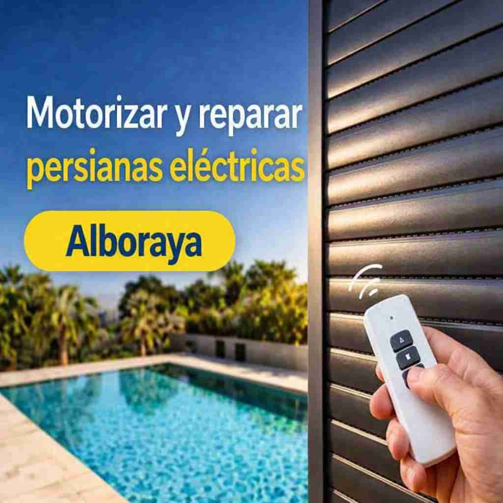 Motorizar y reparar persianas Alboraya