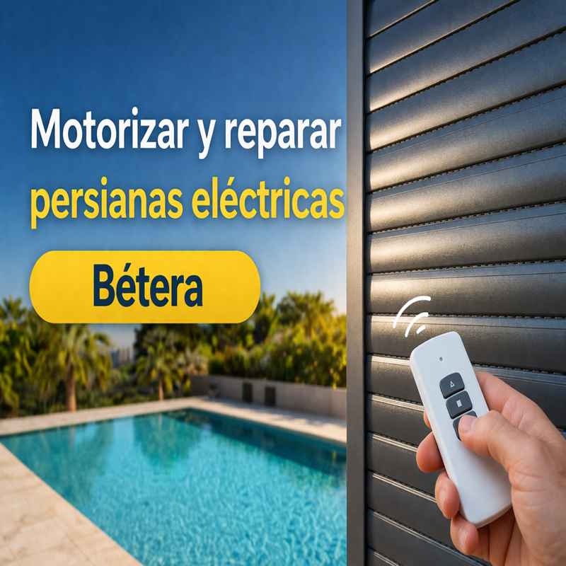Motorizar y reparar persianas eléctricas 