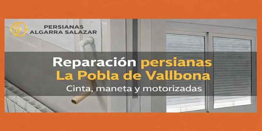 Reparación persianas Maravisa Pobla Vallbona